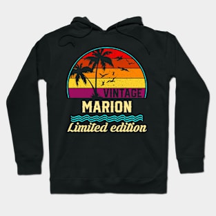 Vintage Marion Limited Edition, Surname, Name, Second Name Hoodie